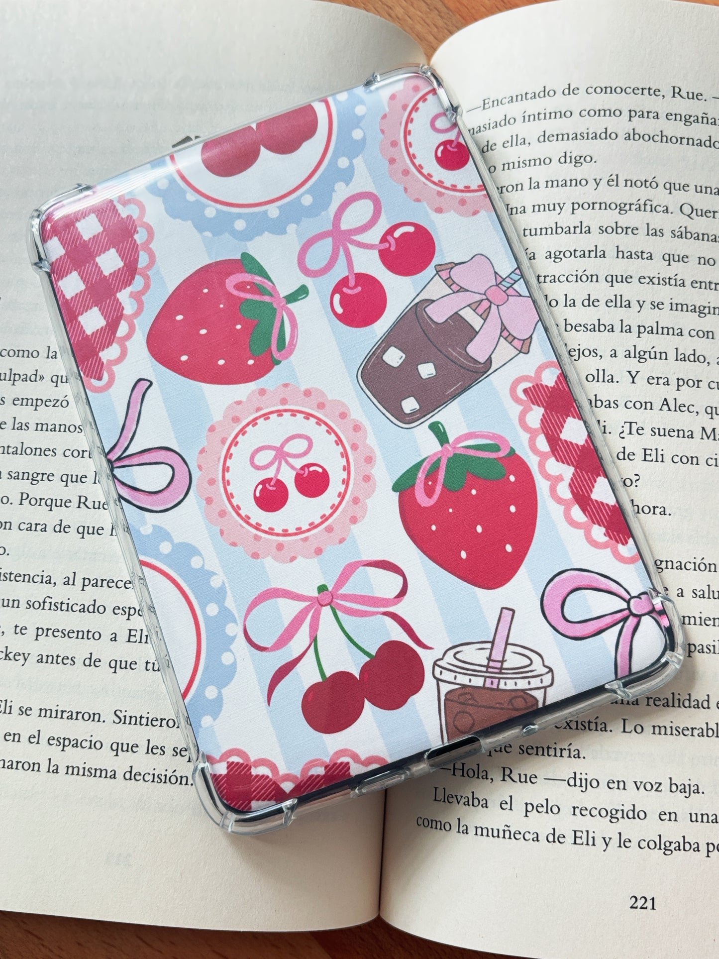 Cherry Picnic Kindle Insert