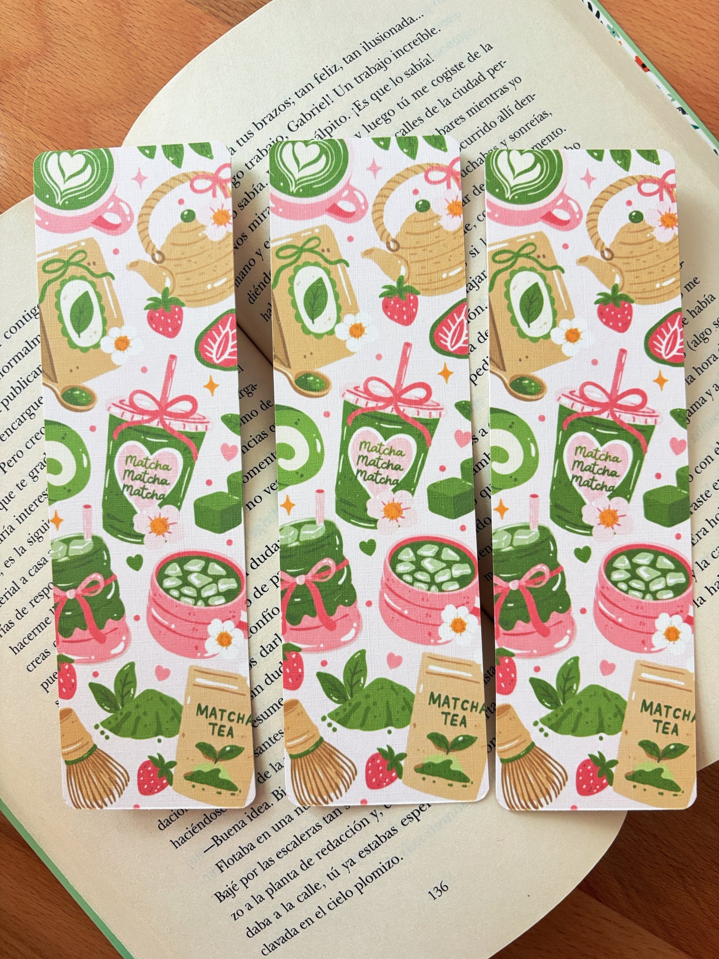 Matcha lover bookmark