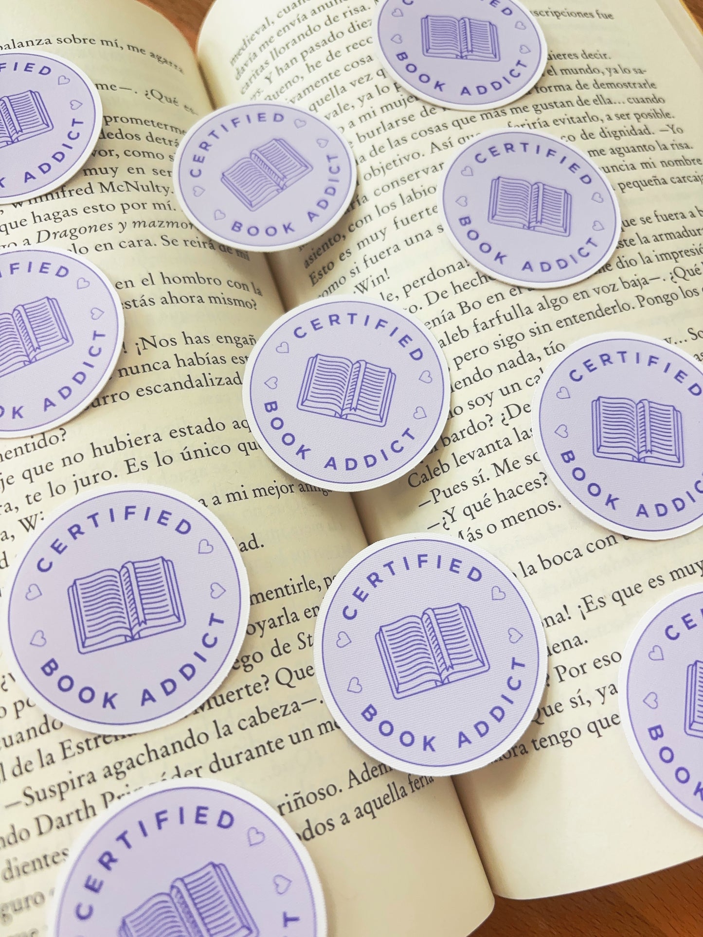 Certified Book Addict Sticker
