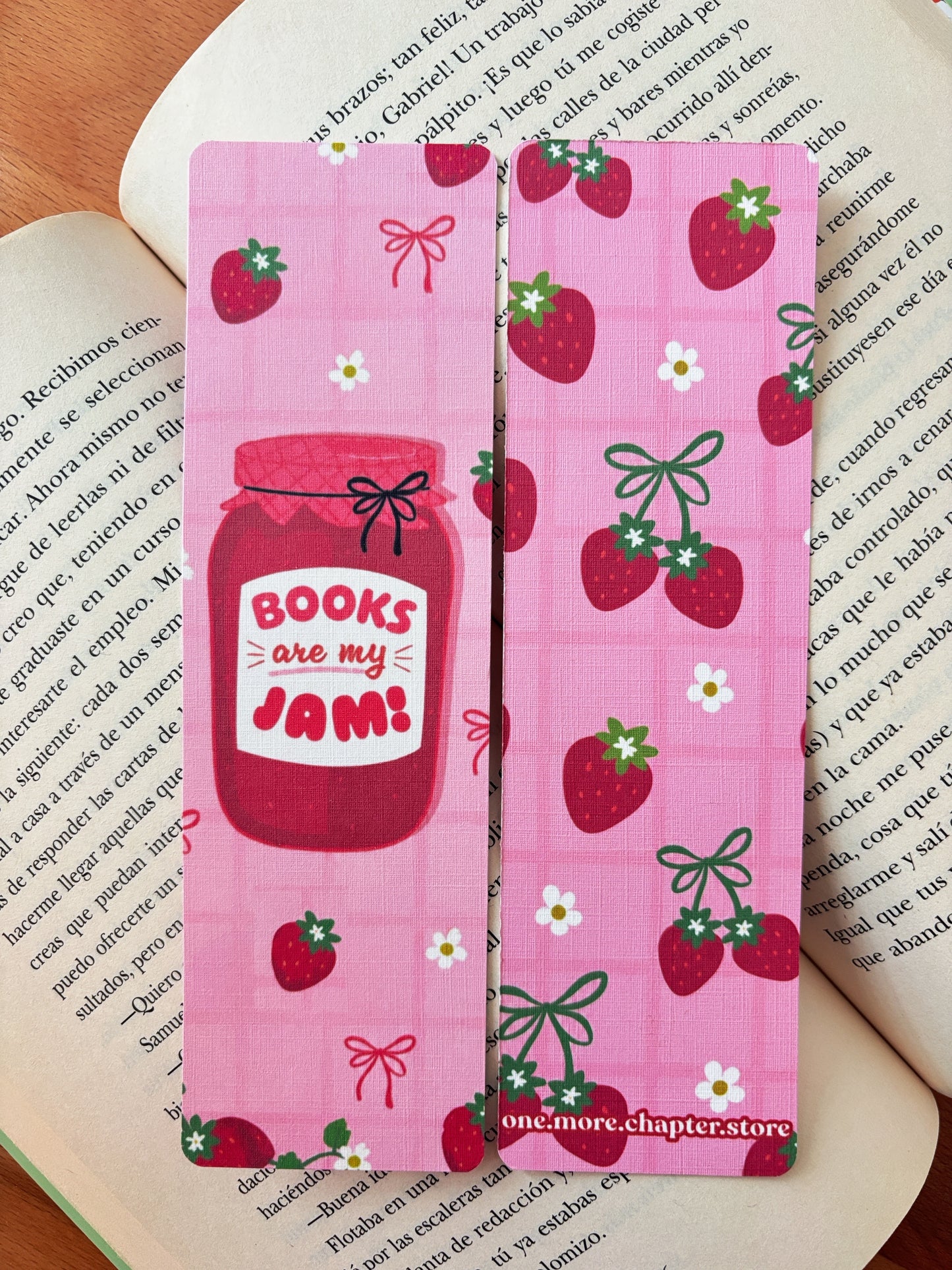 Books are my jam bookmarks