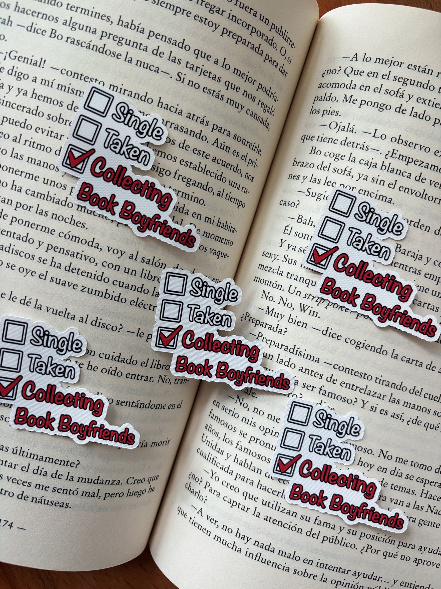 Collecting Book Boyfriend Sticker