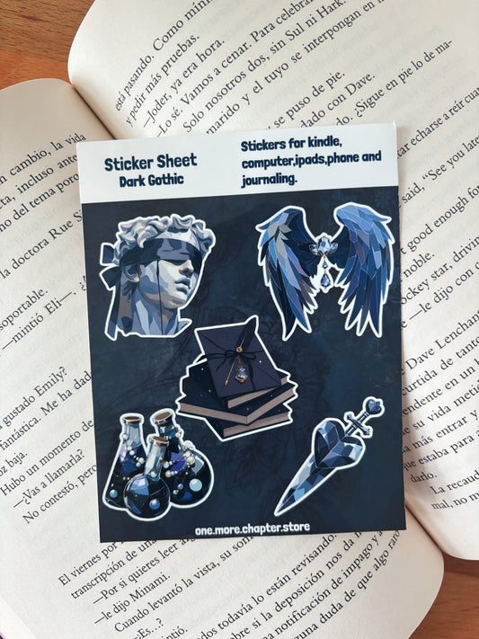 Dark Gothic Sticker Sheet