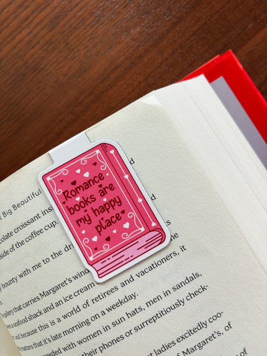 My Happy Place Magnetic Bookmark