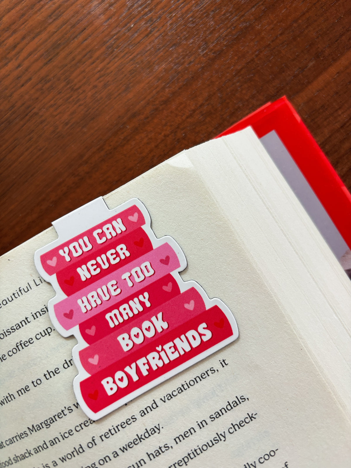 Book Boyfriend Magnetic Bookmark
