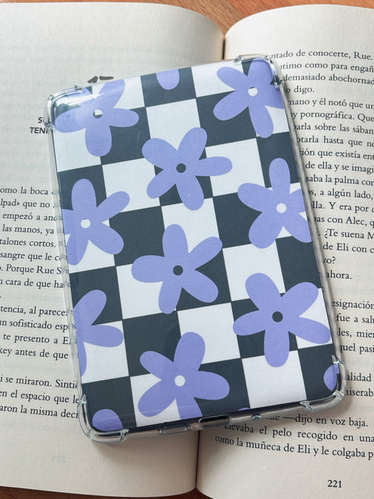 Lavender Checker Kindle Insert