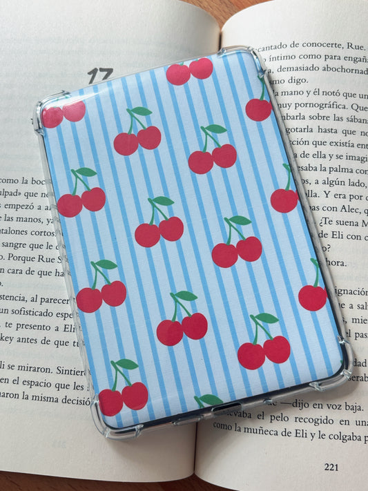 Cherry Stripe Kindle Insert