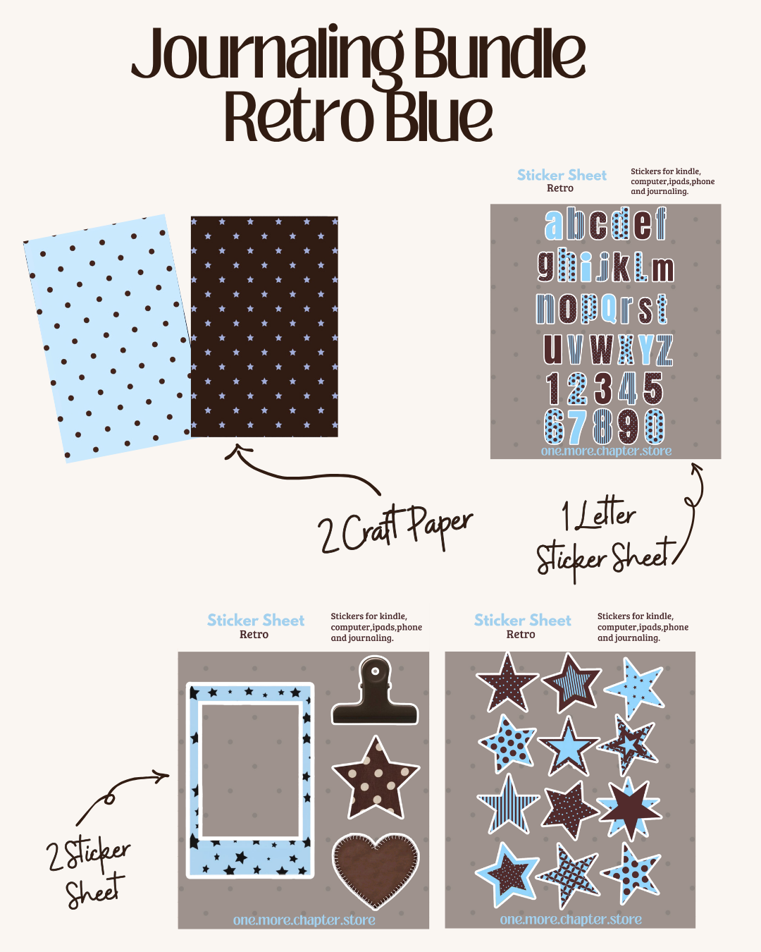Journaling Bundle Retro