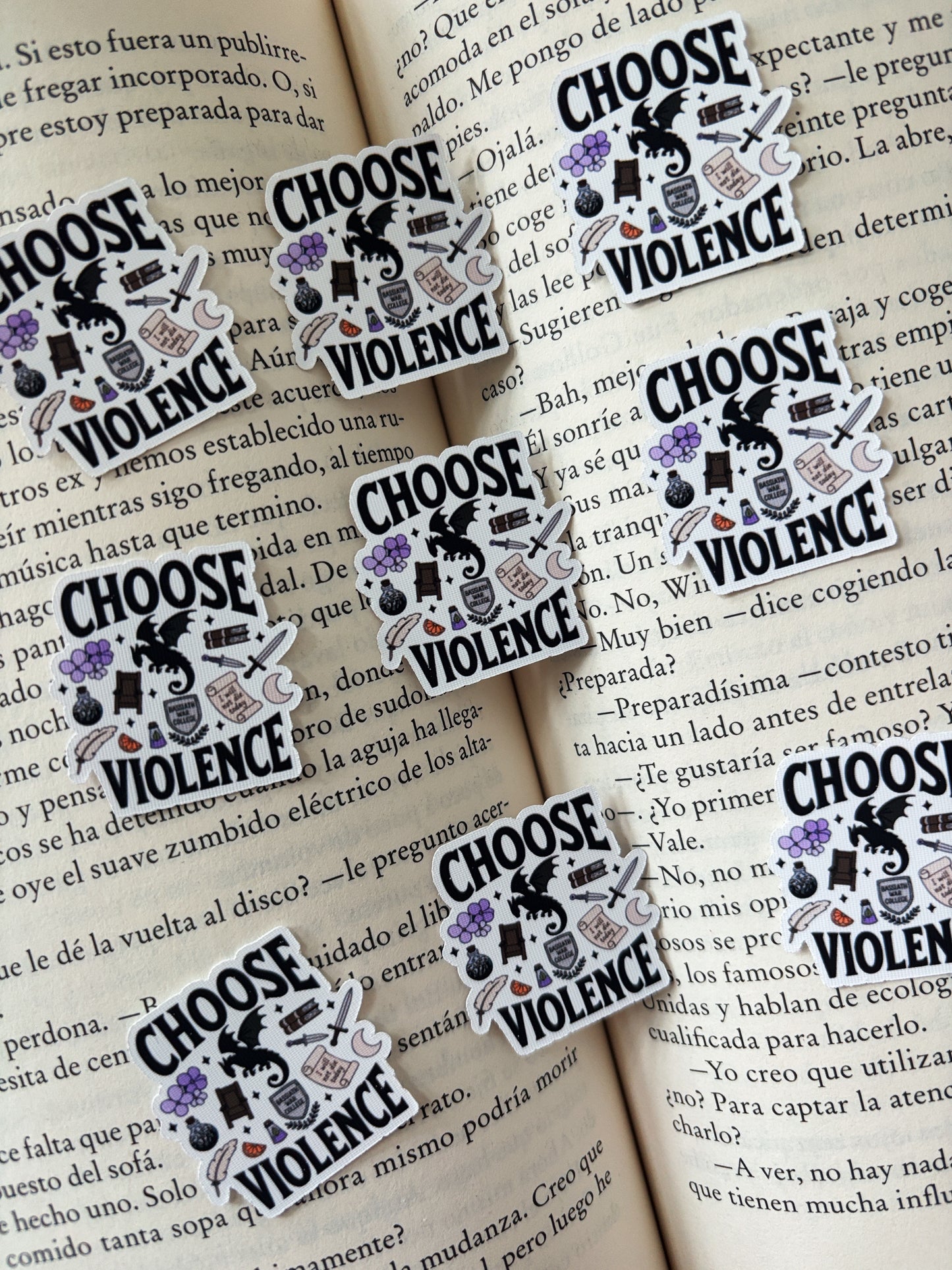 Choose Violence Sticker