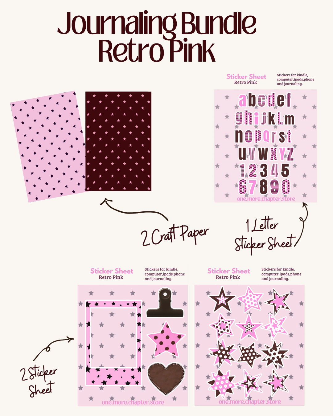 Journaling Bundle Retro