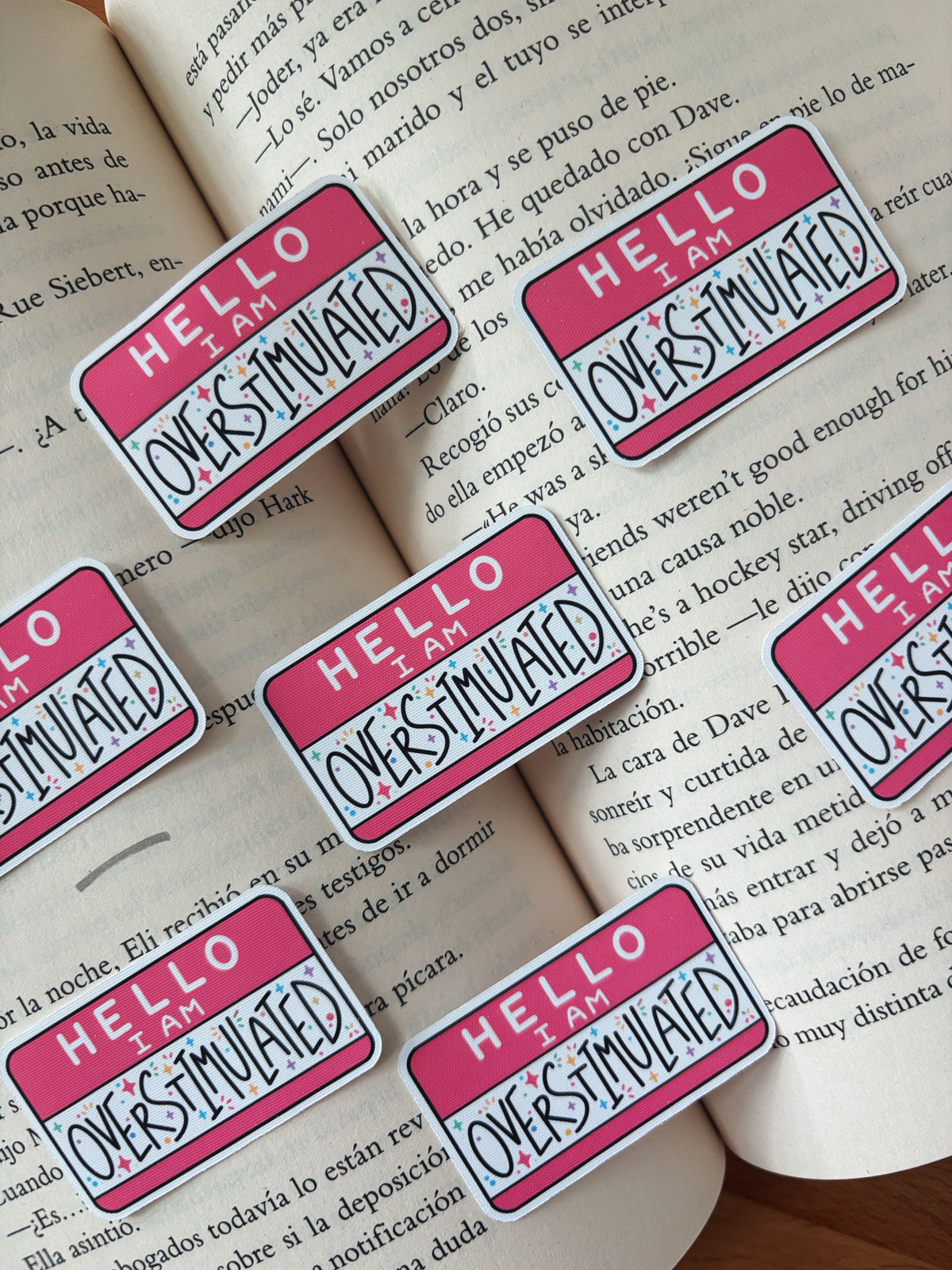 I am overwhelmed Sticker