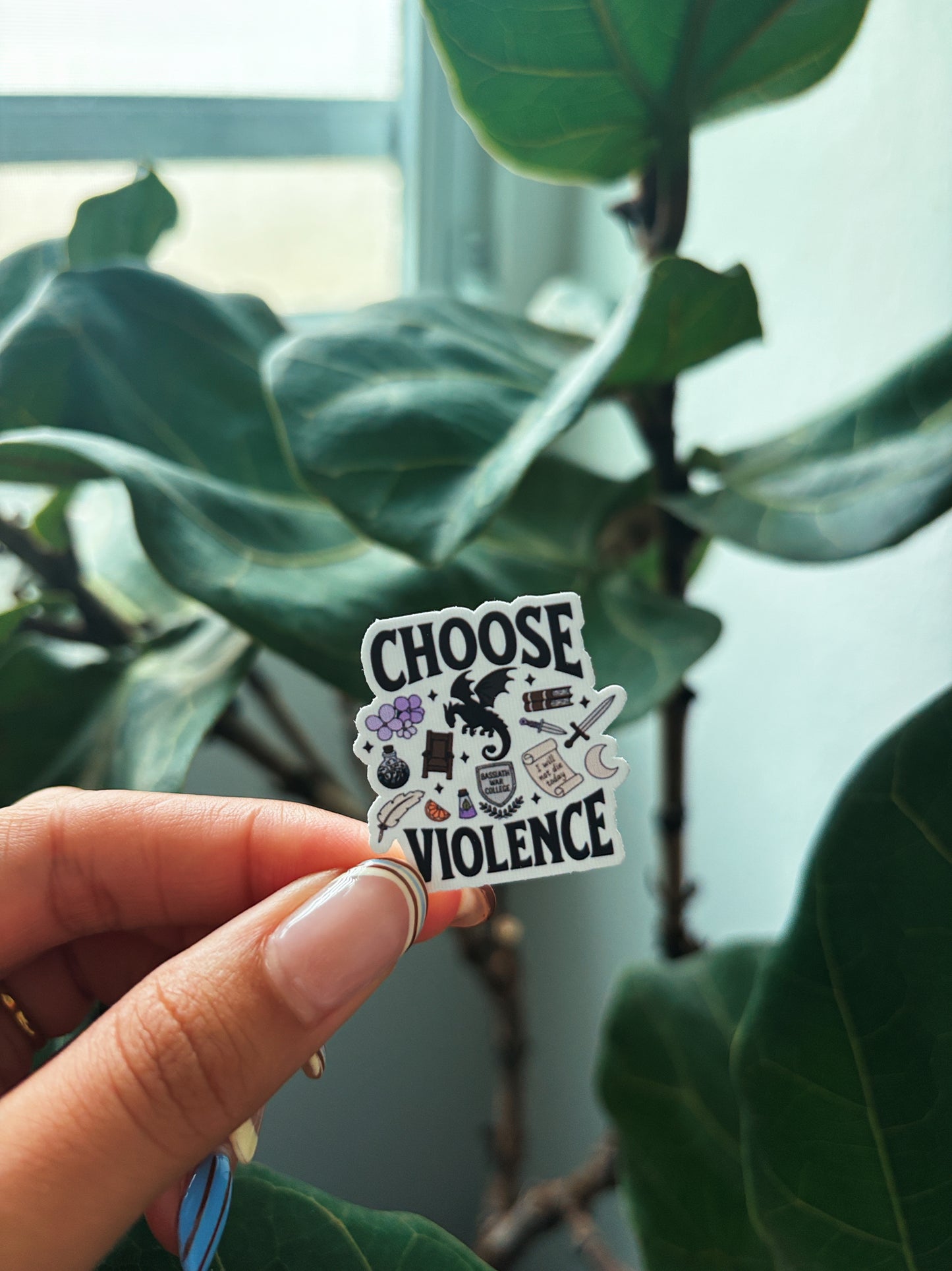 Choose Violence Sticker
