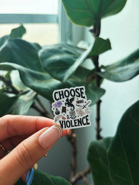 Choose Violence Sticker