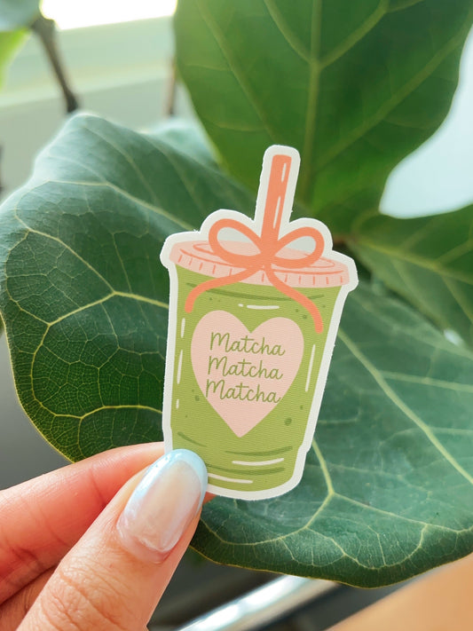 Matcha Sticker