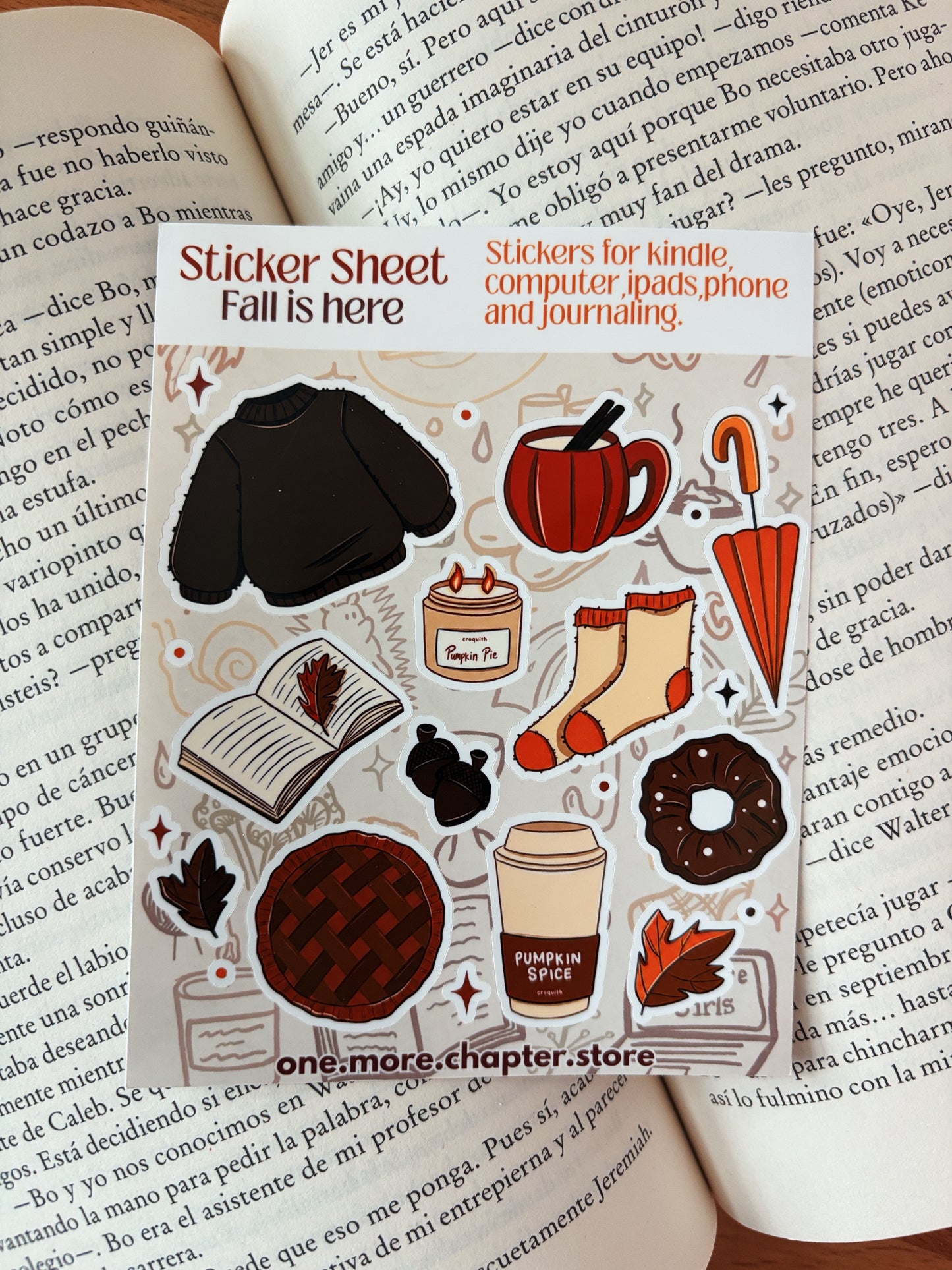 #2 Fall is here Sticker Sheet
