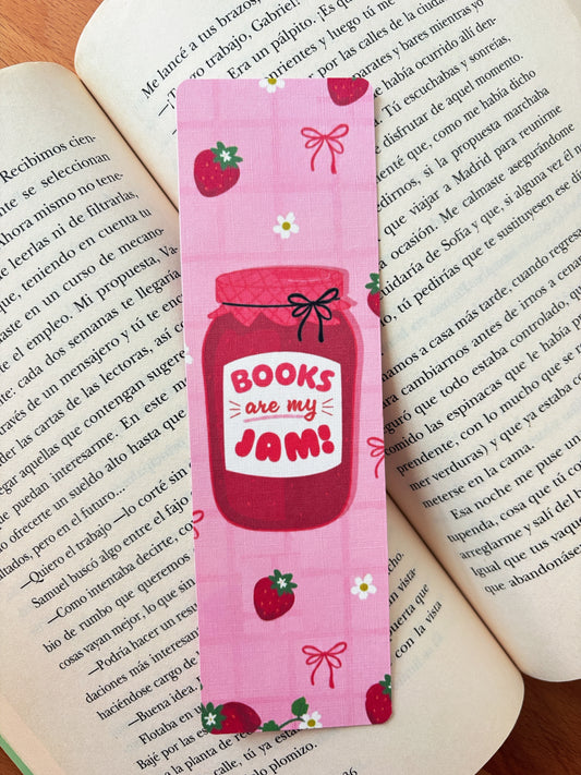 Books are my jam bookmarks