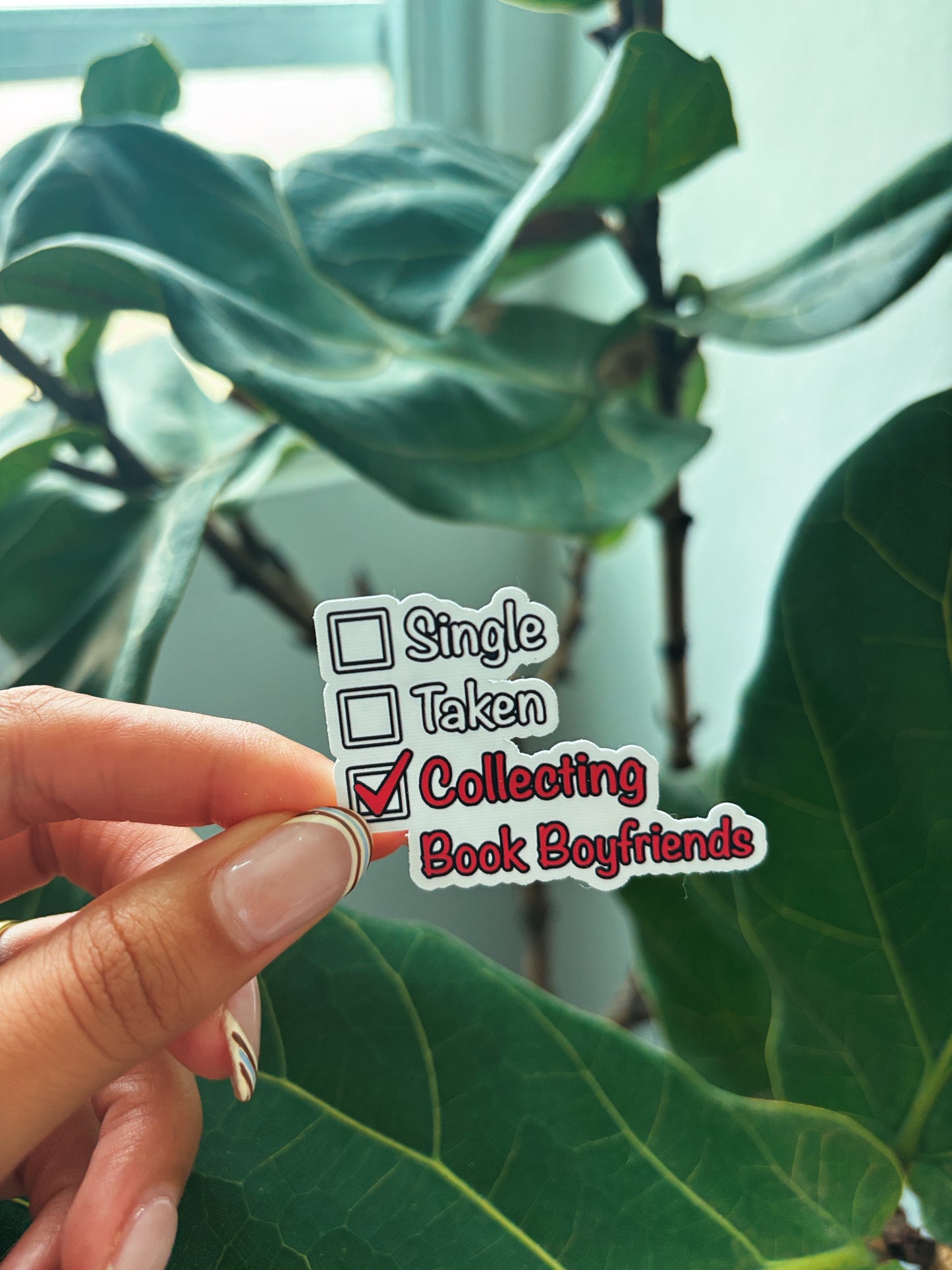 Collecting Book Boyfriend Sticker