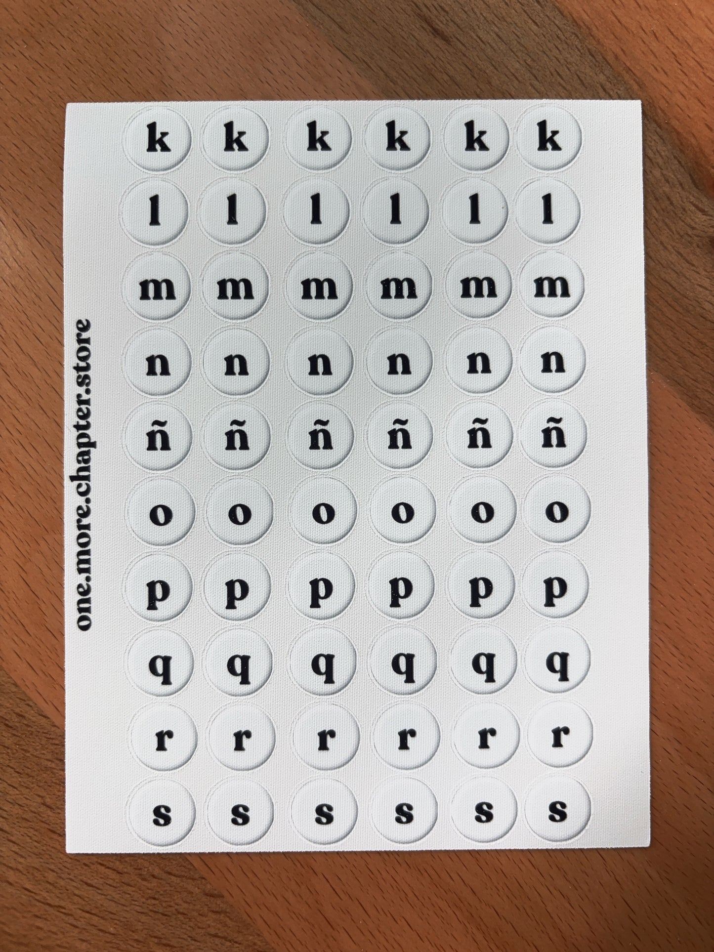Numbers and letters Sticker Sheet