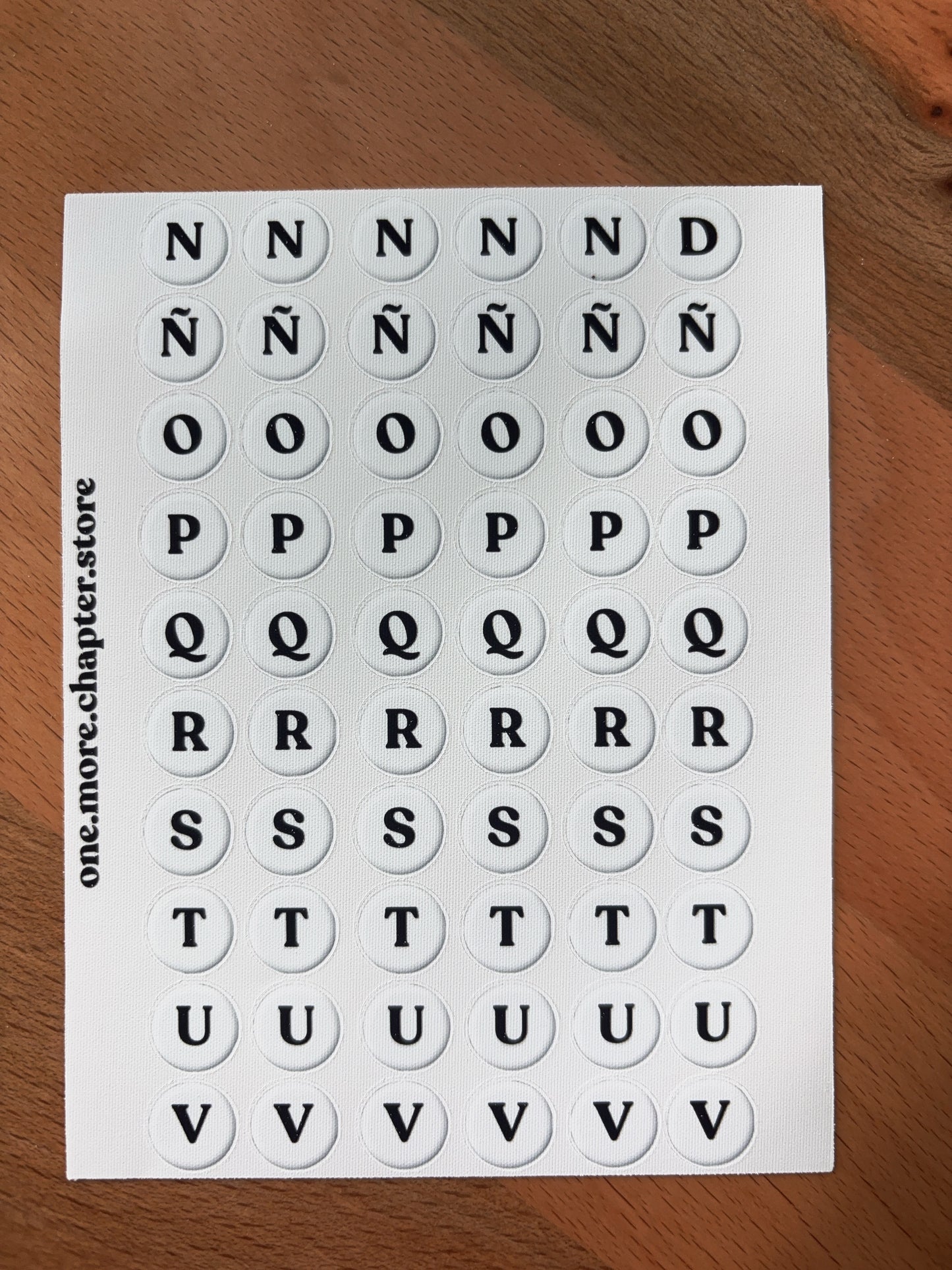 Numbers and letters Sticker Sheet