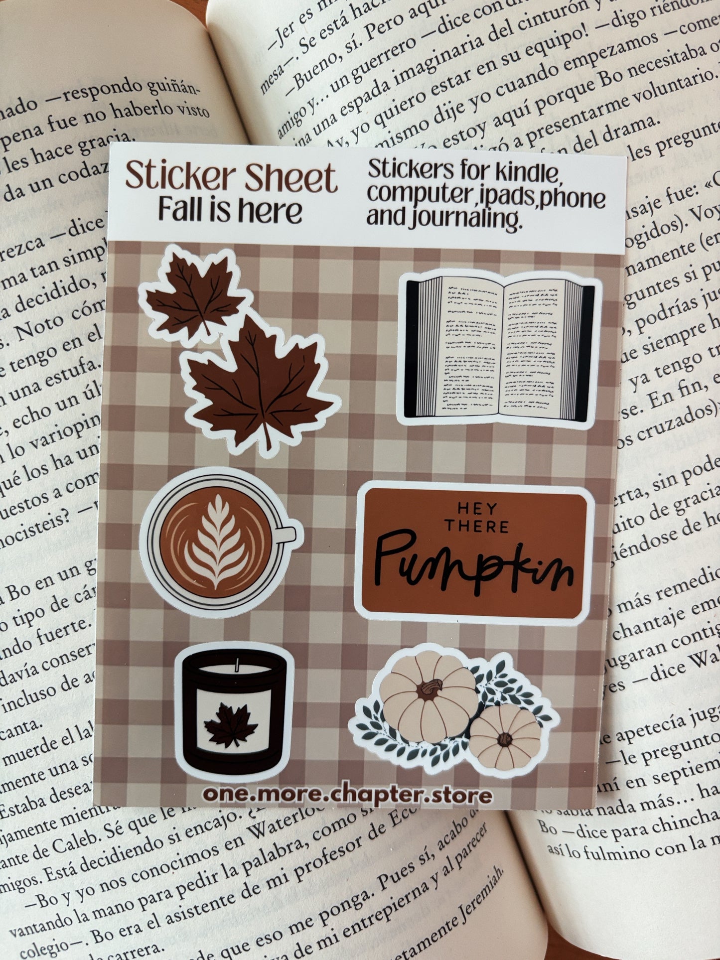 #1 Fall is here Sticker Sheet