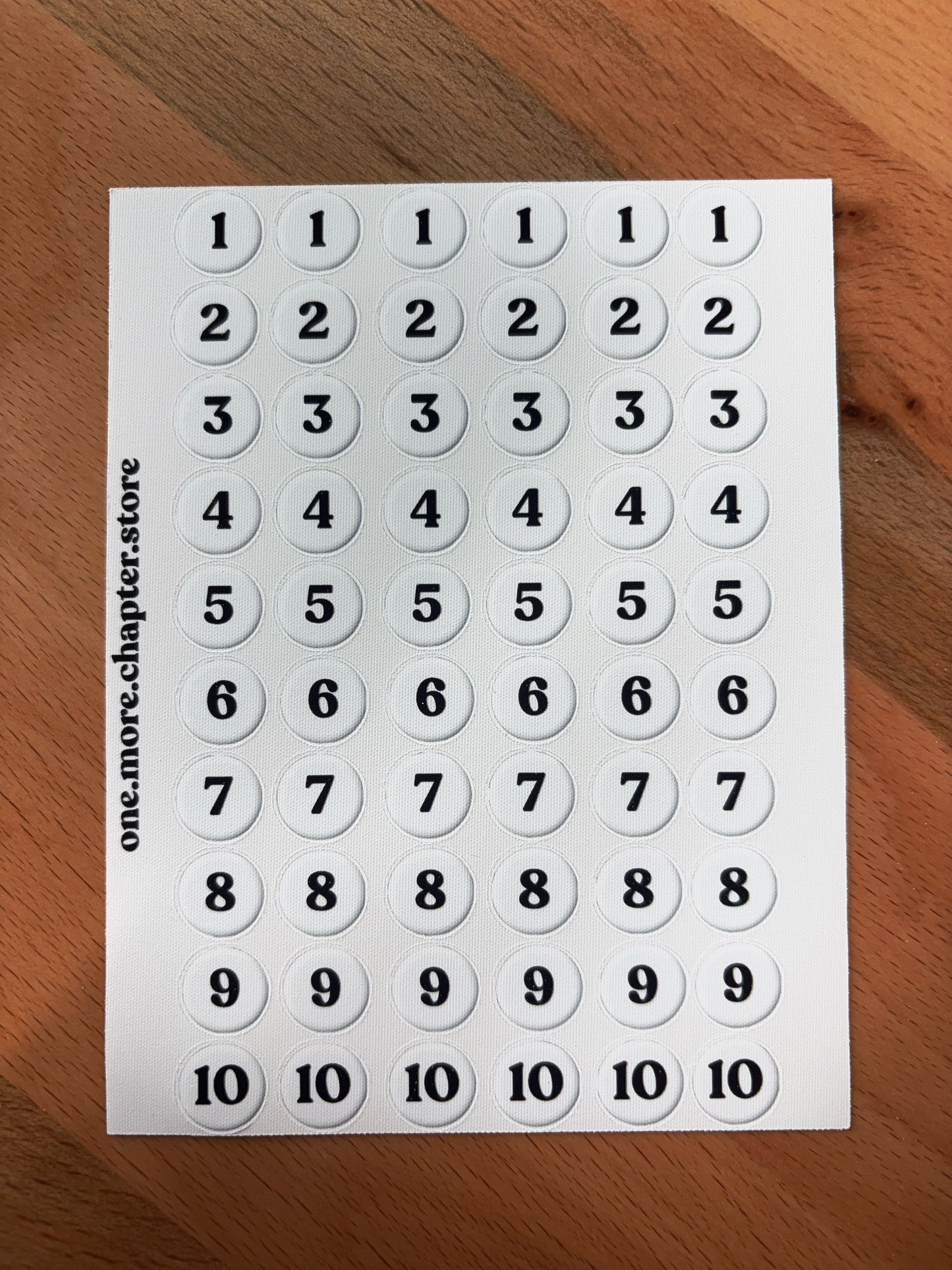 Numbers and letters Sticker Sheet