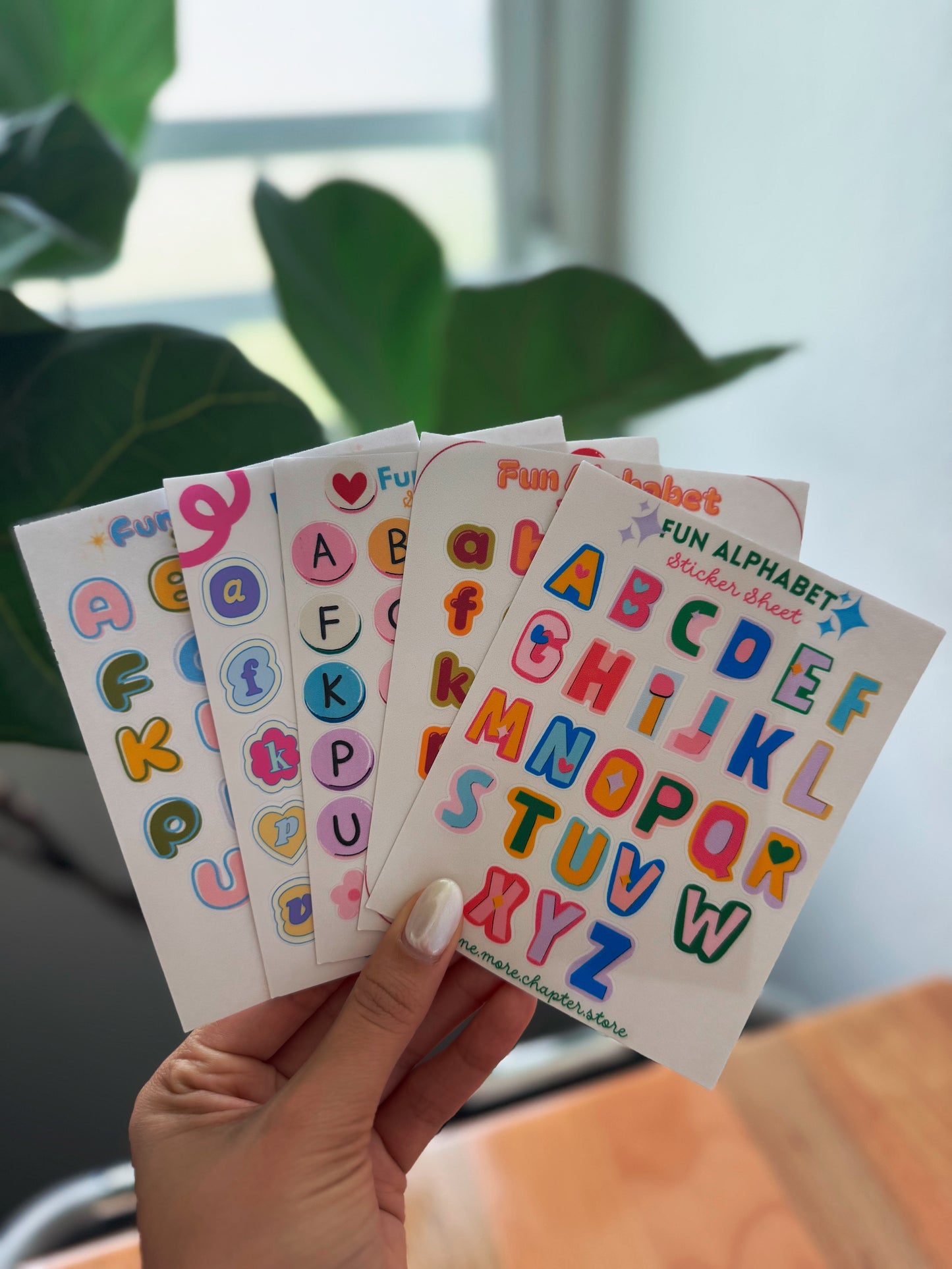 Fun Alphabet 5 Sticker Sheet