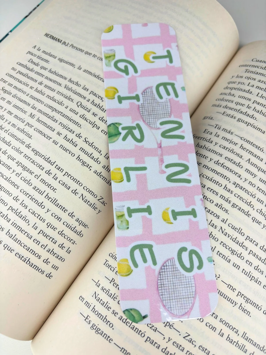 Tennis Girlie Bookmark