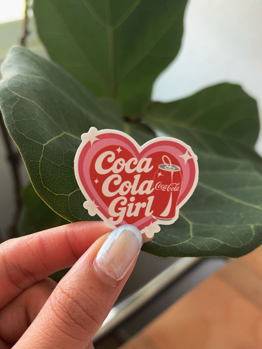 Coca Cola Girl Sticket