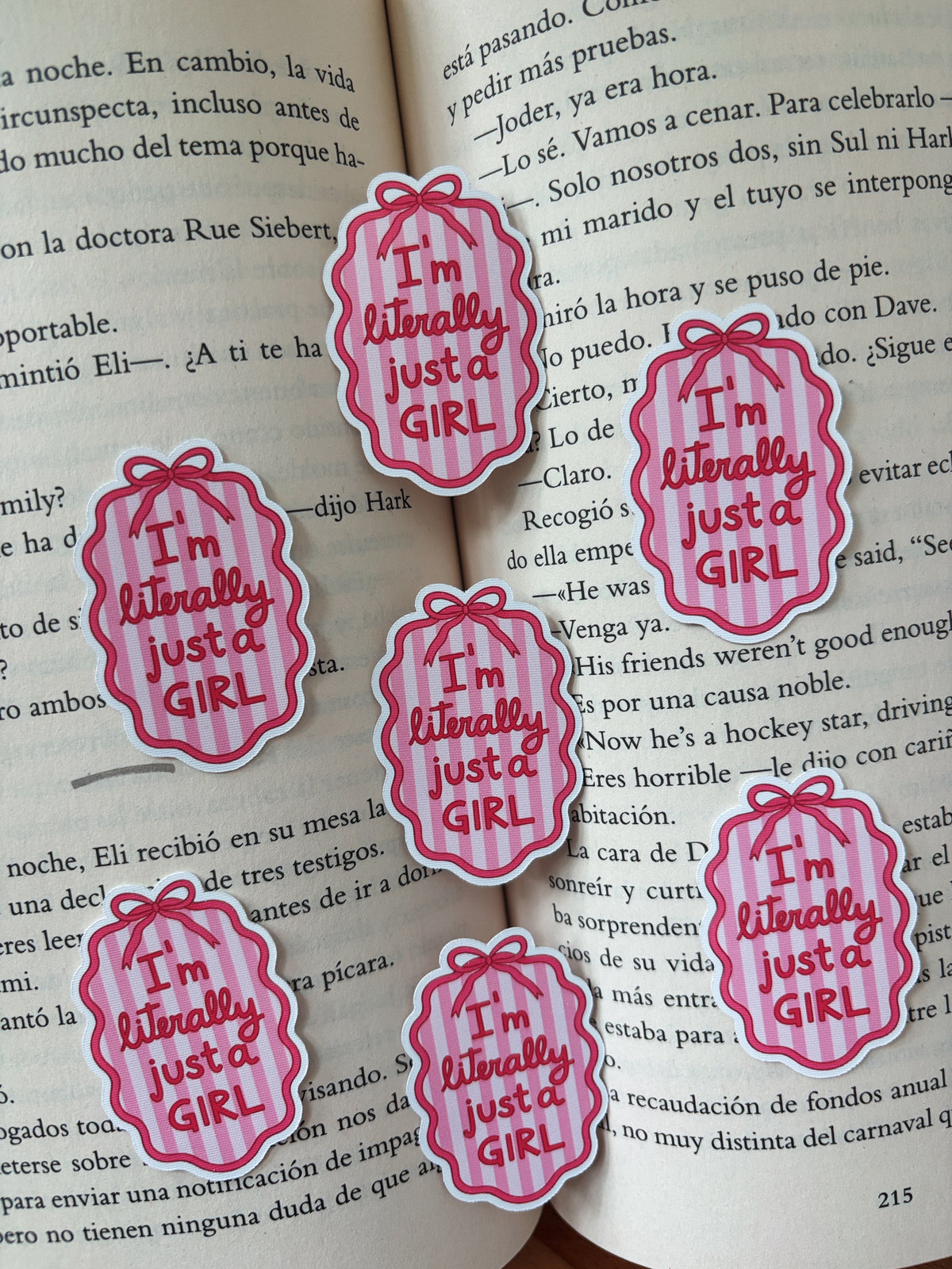 I’m just a girl Sticker