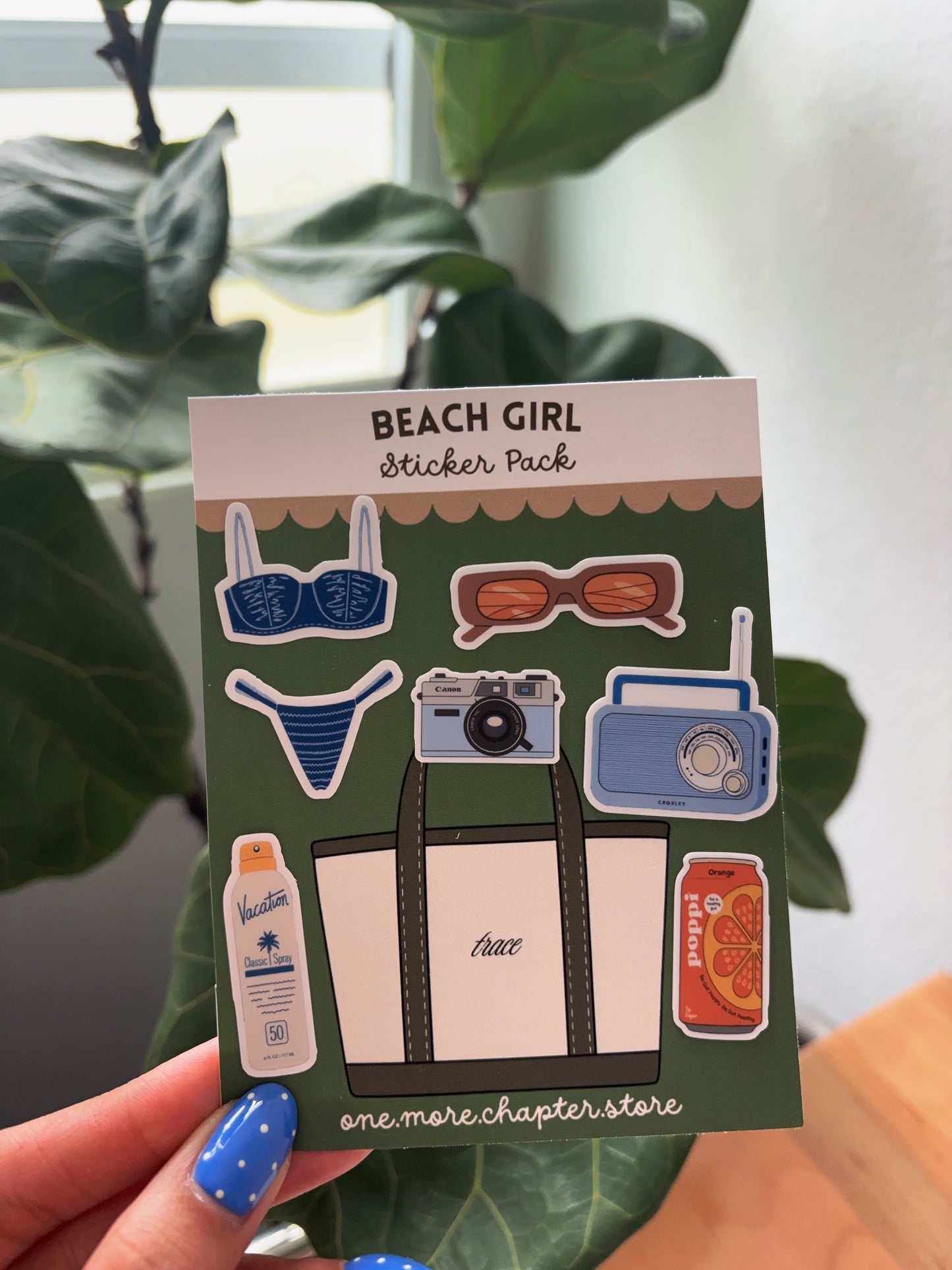 Beach Girl Sticker pack