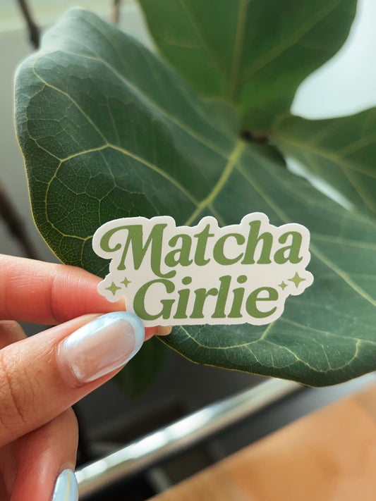 Matcha Girlie Sticker