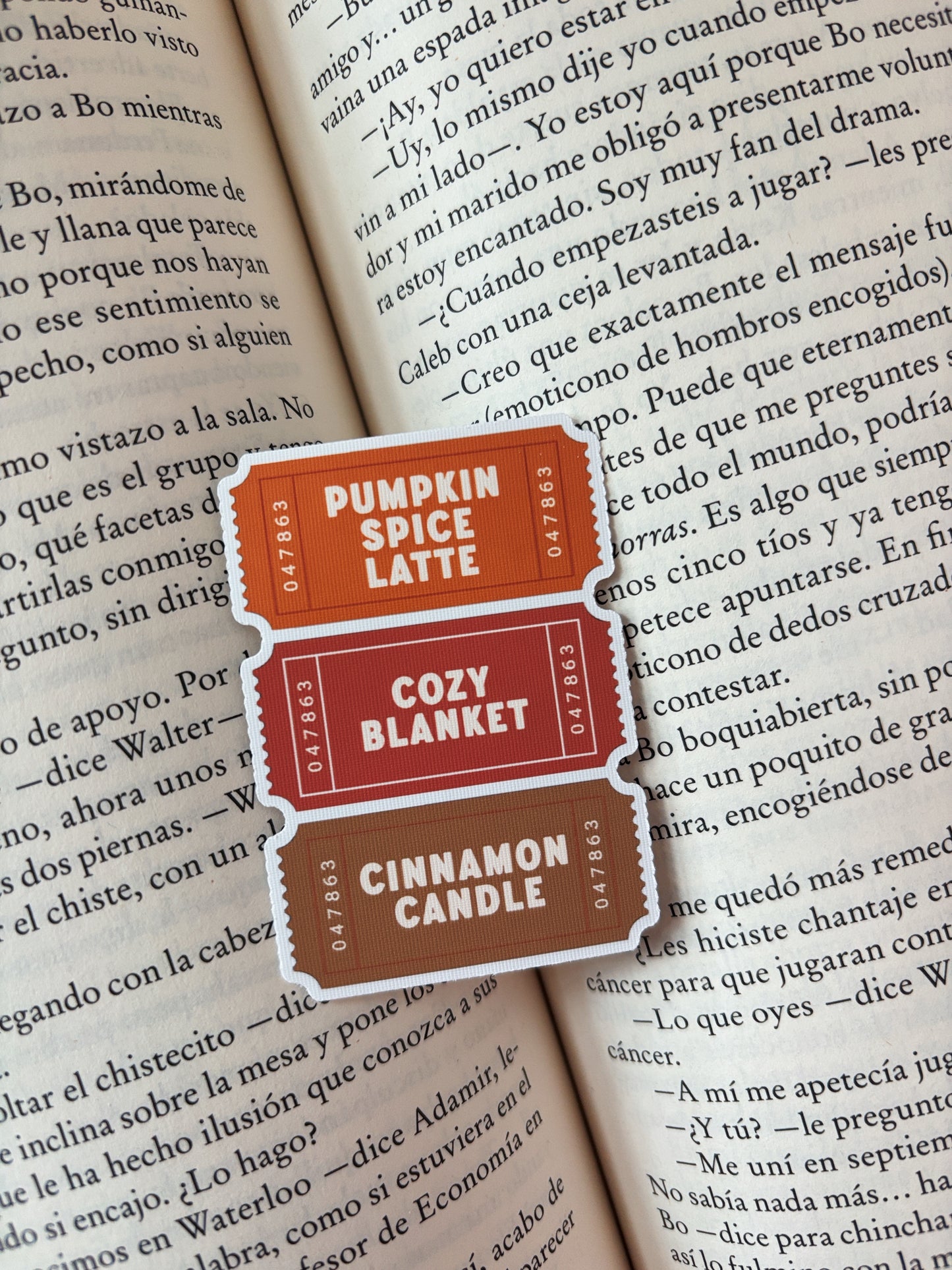Cozy Season Tickets Sticker