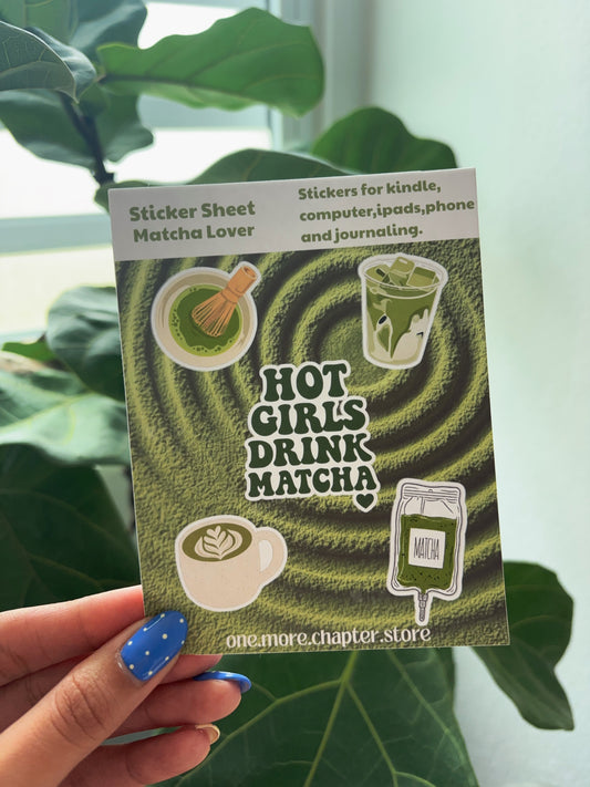 Matcha Lover Sticker Sheet