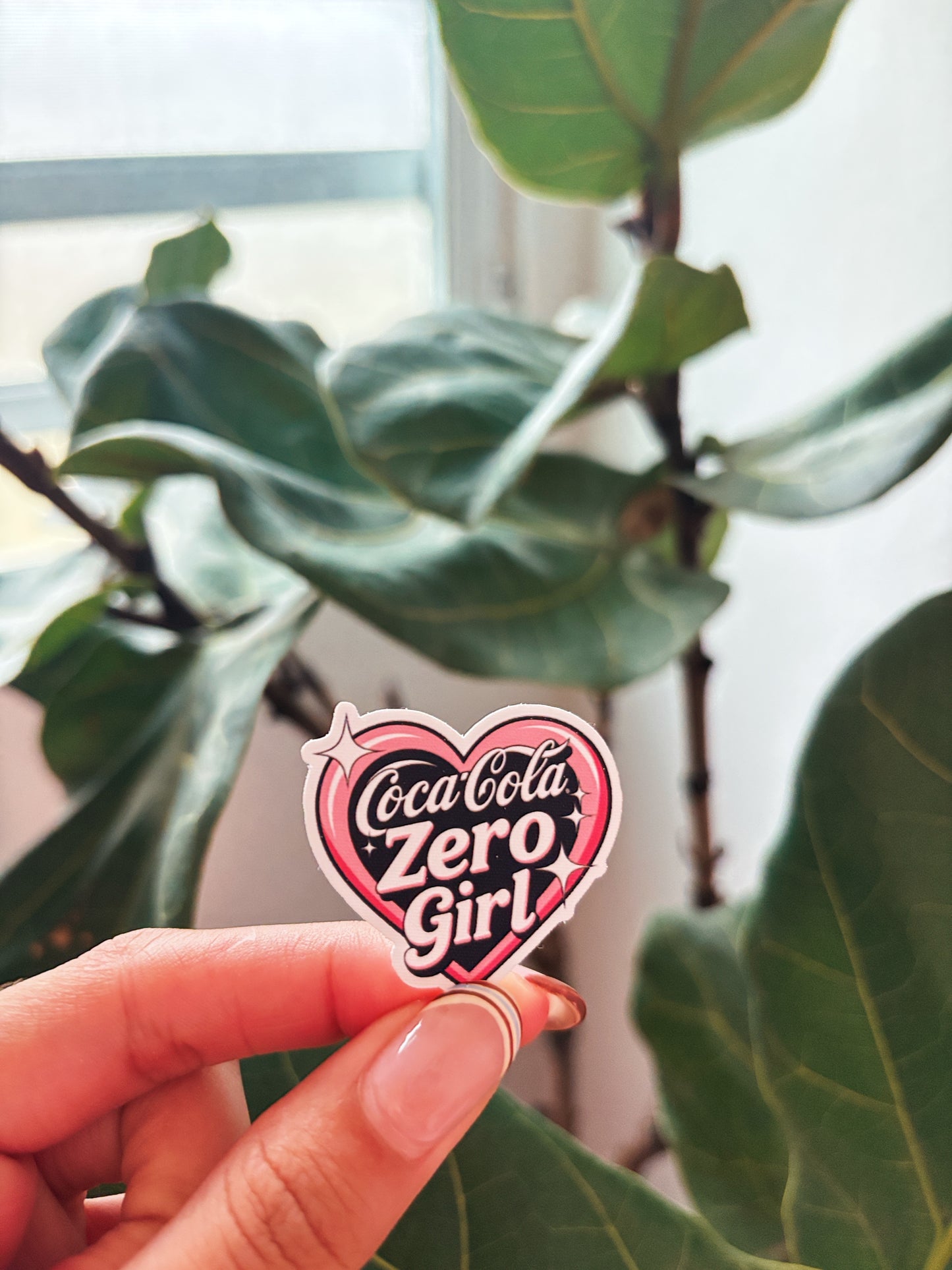 Coke Zero girl Sticker