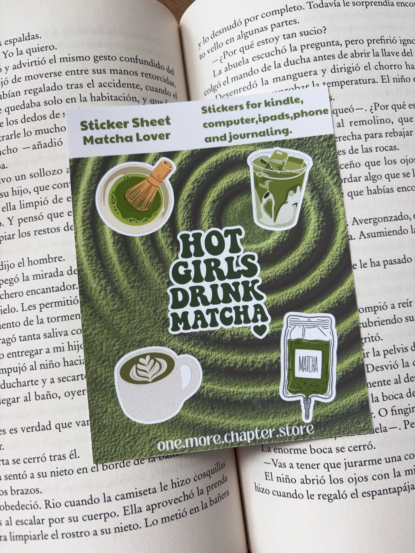 Matcha Lover Sticker Sheet