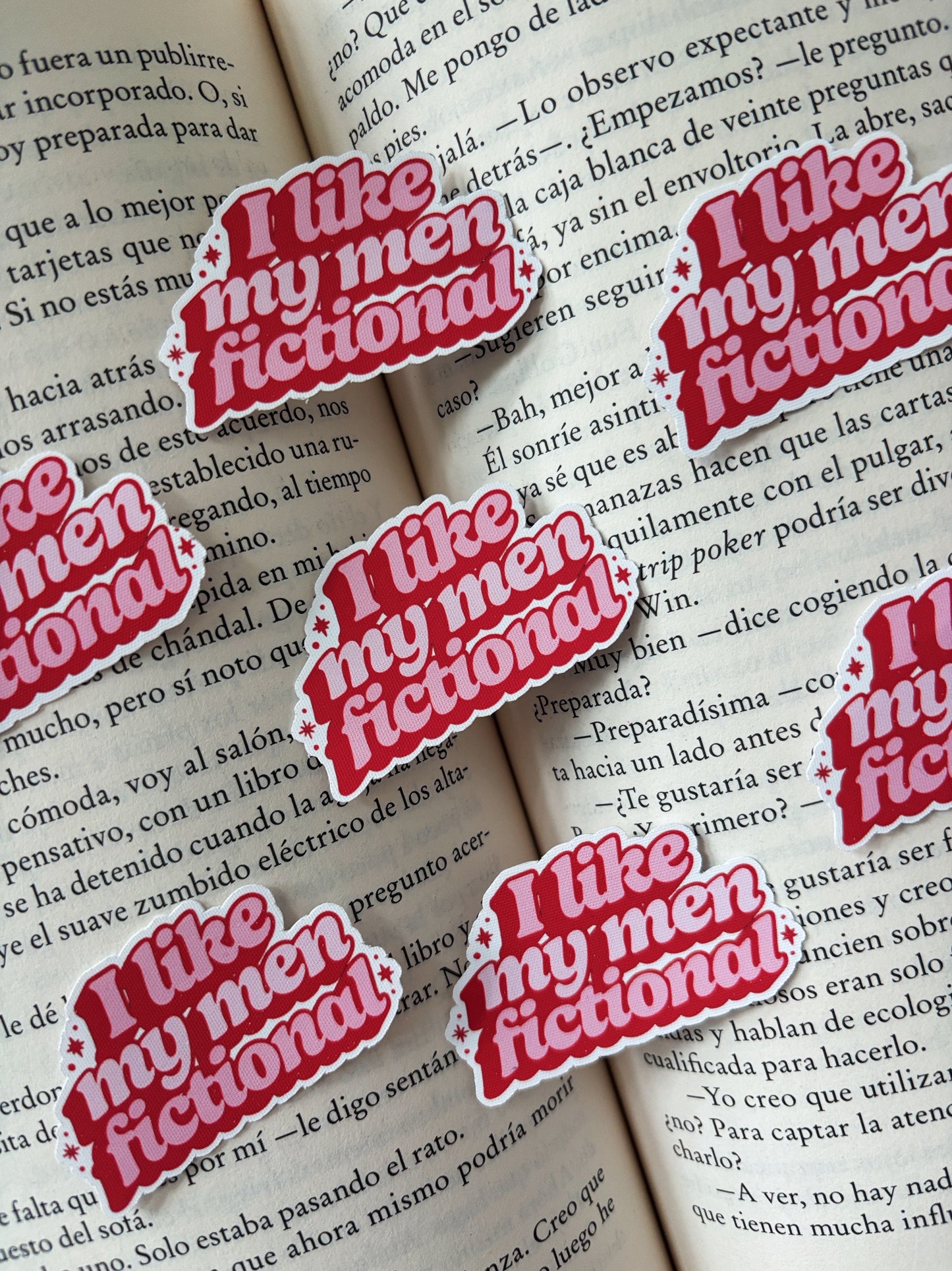 I like my men fictional sticker