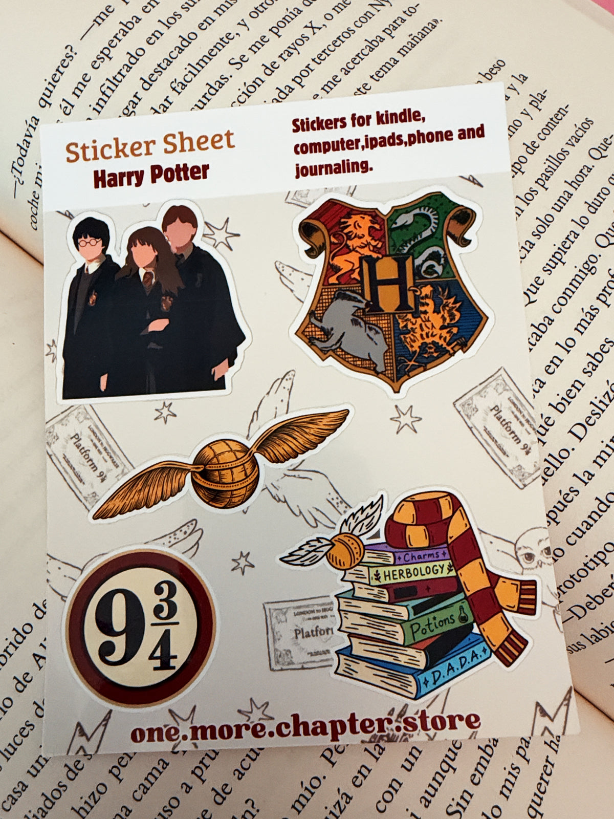 Harry Potter Sticker Sheet
