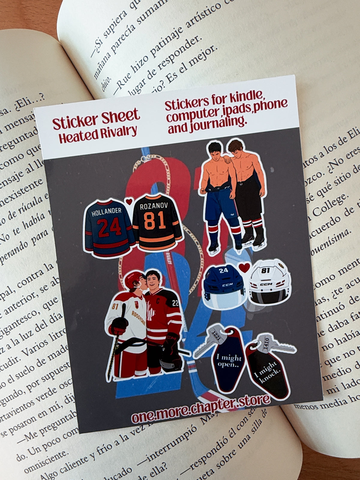 Heated Rivalry Sticker Sheet