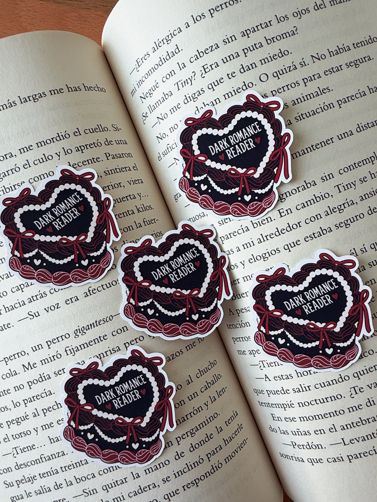 Dark Romance Reader Sticker