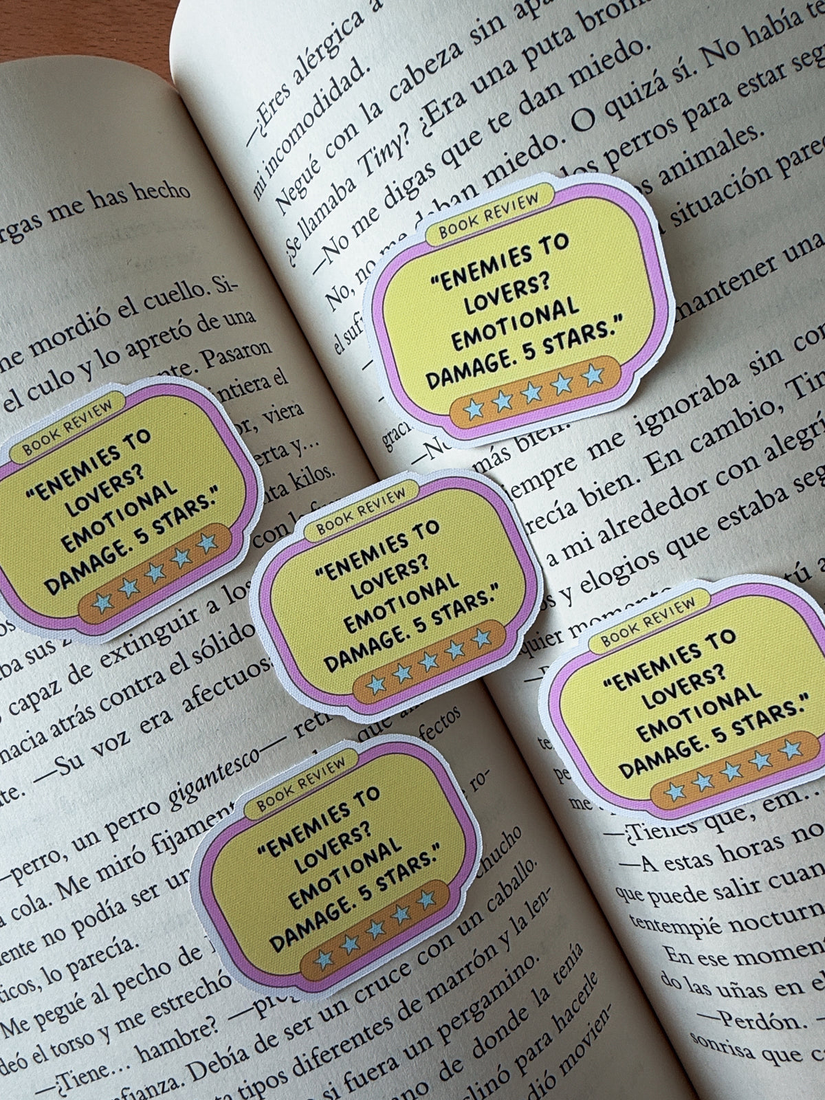 Book review sticker