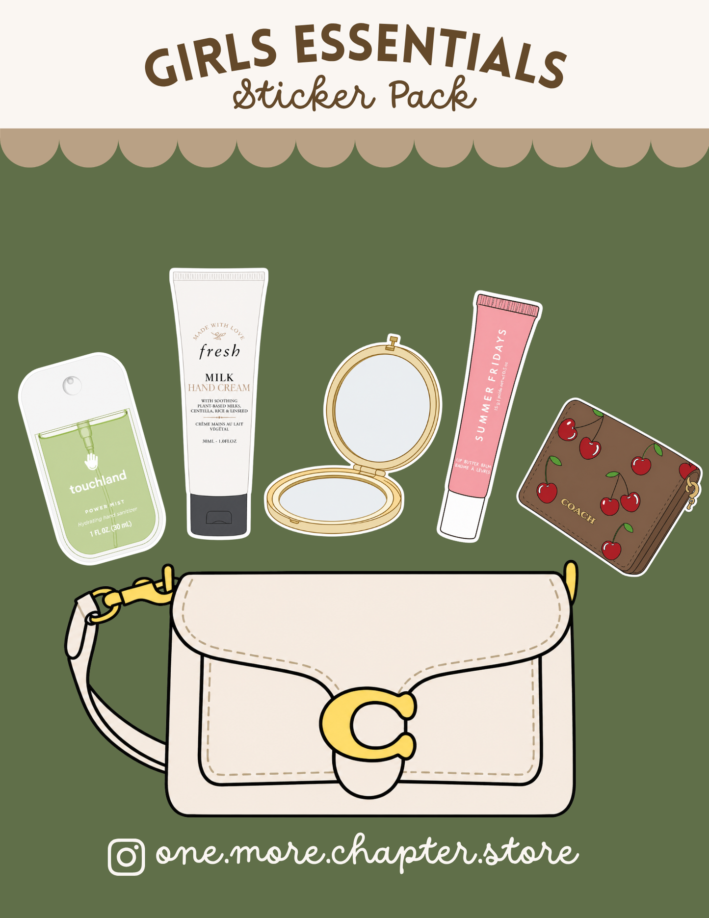 “Girls Essentials” Sticker Pack