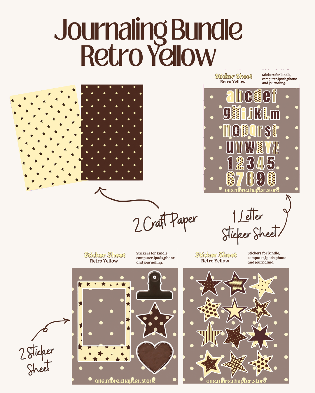Journaling Bundle Retro