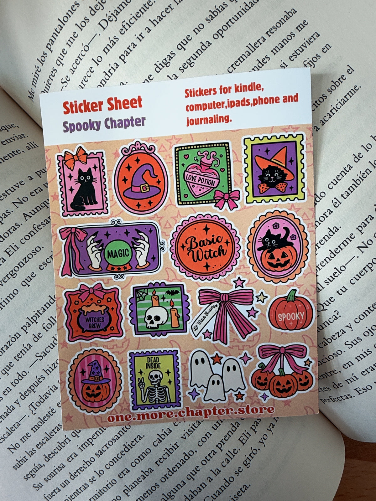 Spooky Chapter Sticker Sheet
