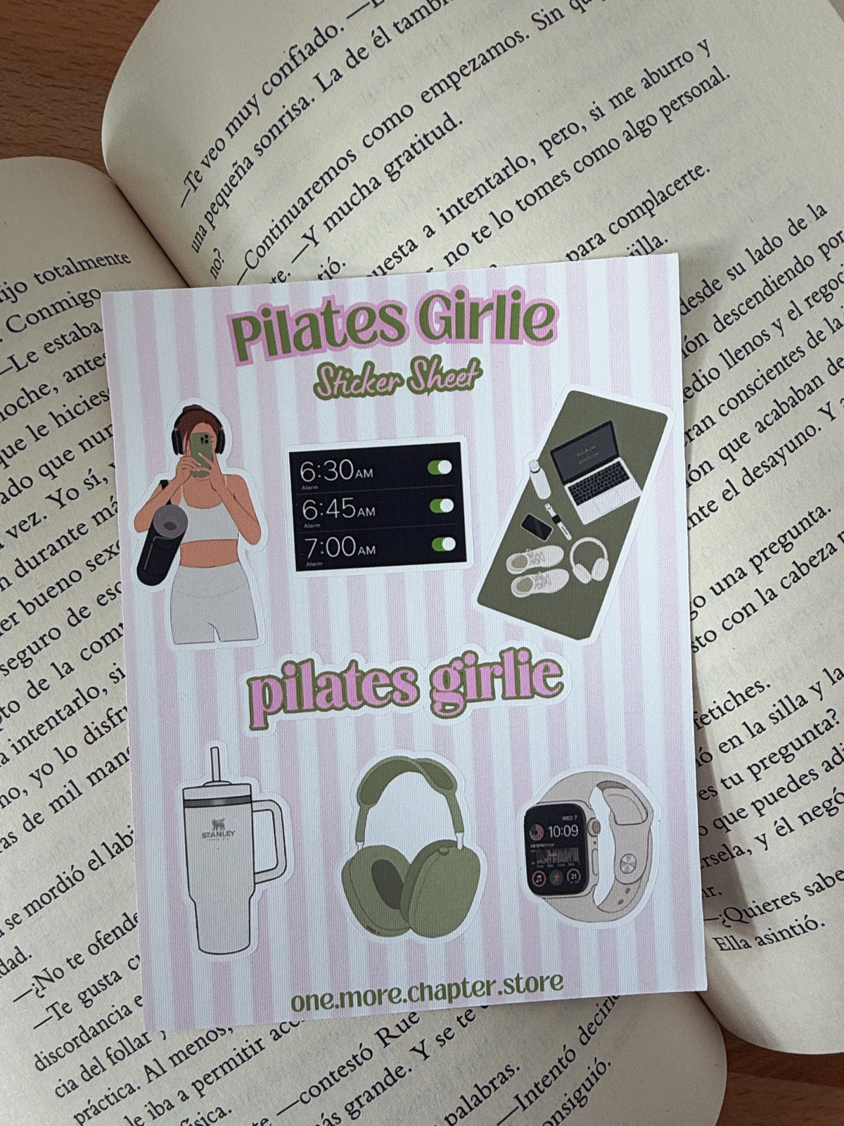 Pilates Sticker Sheet