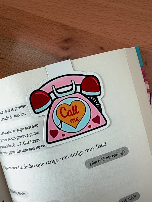 Call me Magnetic Bookmark