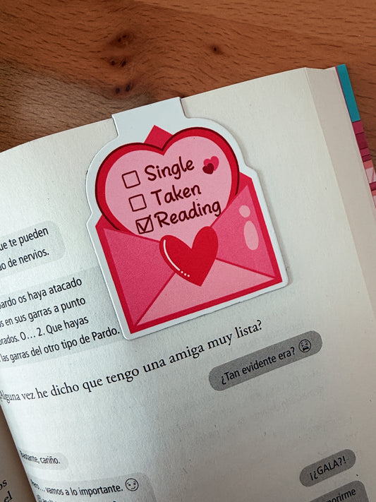 Just Reading Magnetic Bookmark