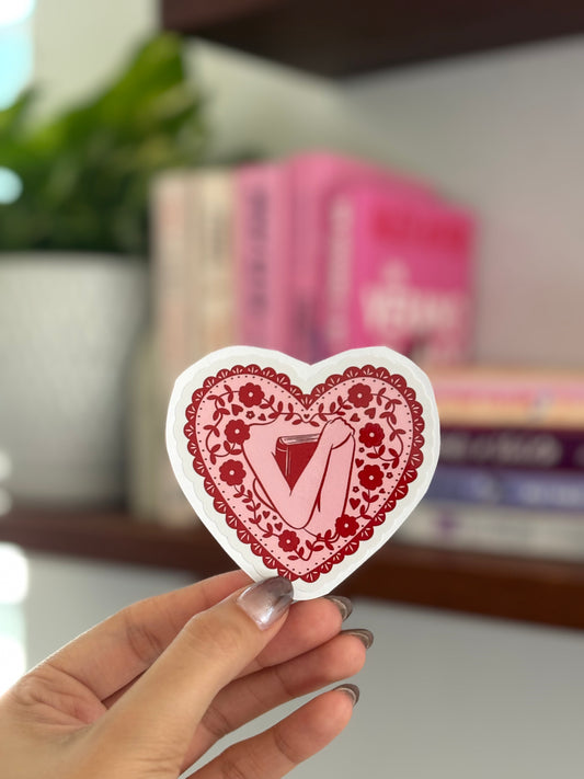 Self Book Love Sticker